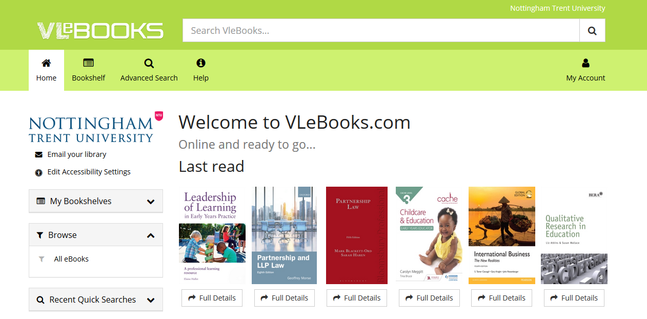 VLebooks.com home page