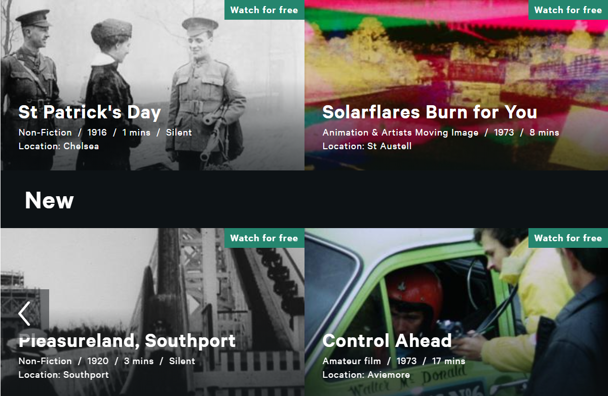 BFI Player - Free collection