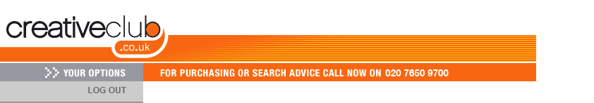 Creative club homepage